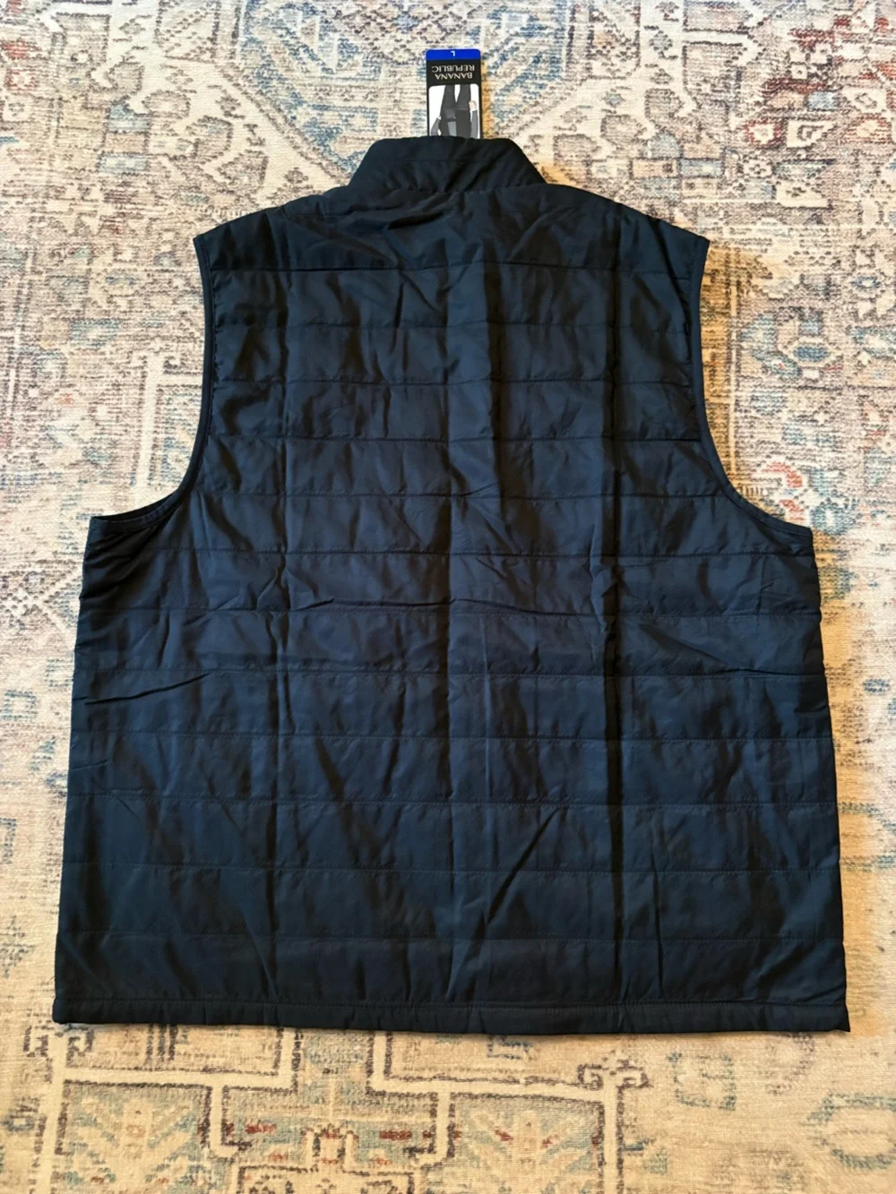 Banana Republic black quilted