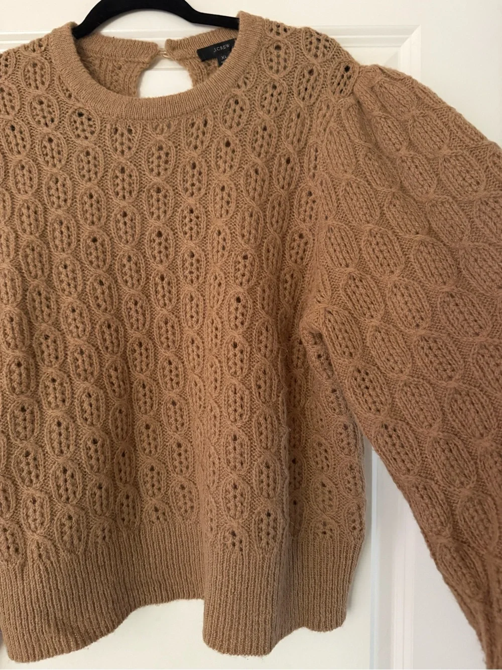 J. Crew textured open