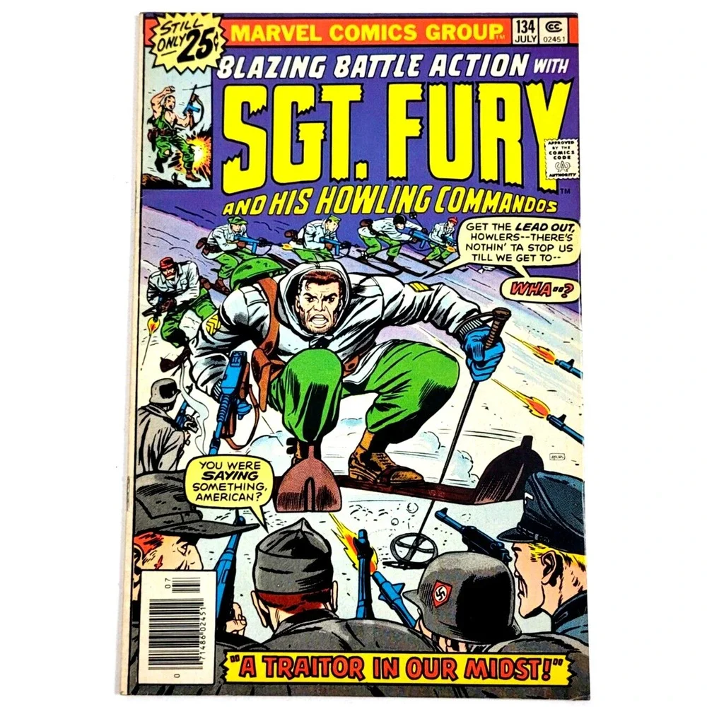 SGT. FURY & HIS HOWLING COMMANDOS #134 (1976) / VF‎ / MARVEL