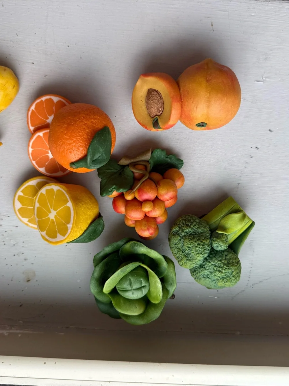 Clay Magnetic Fruit and Vegetable - Assorted Colors