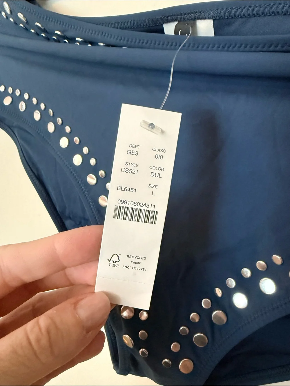 J. Crew sleek navy