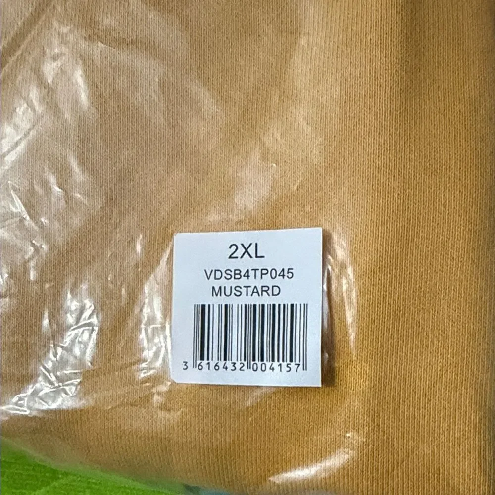 Unbranded mustard crewneck