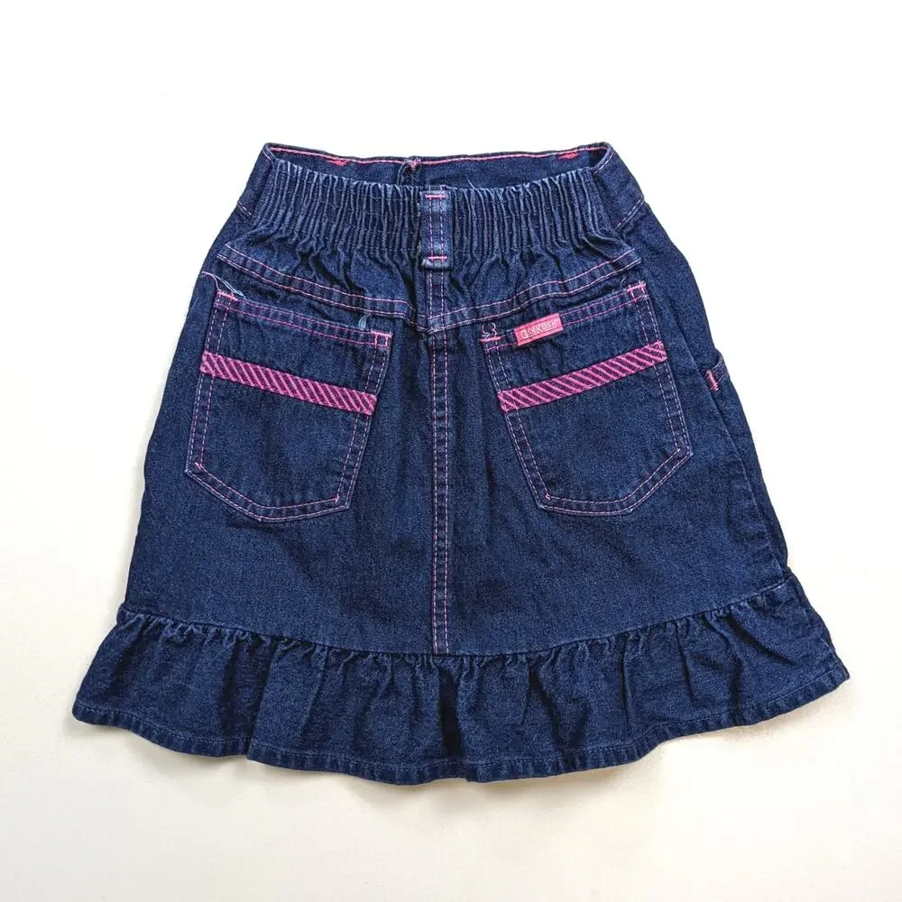 Vintage denim flat length