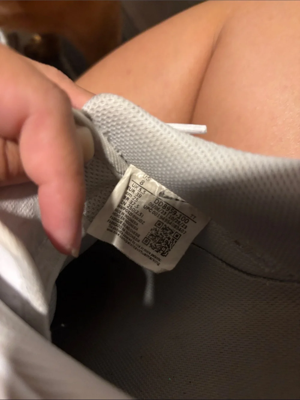 Nike size used