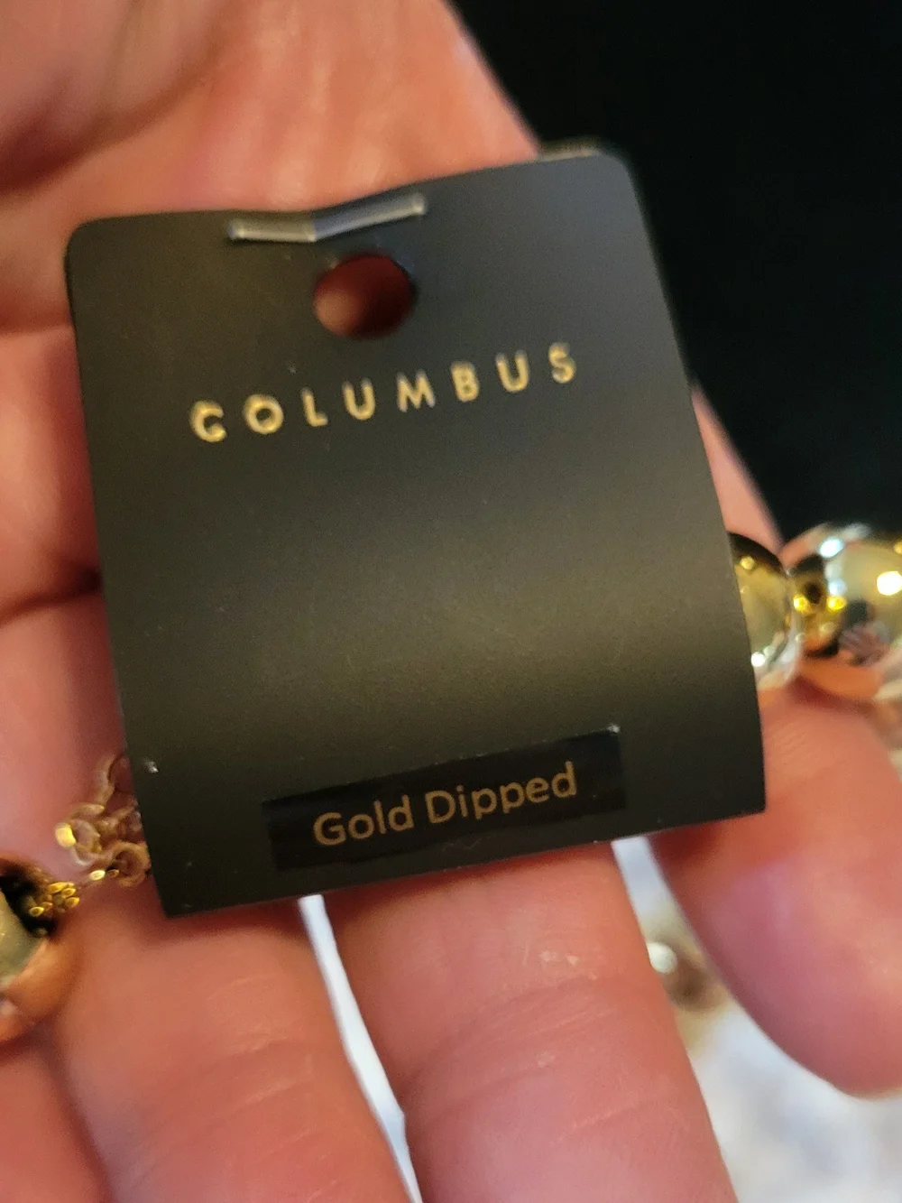 Columbus shiny gold