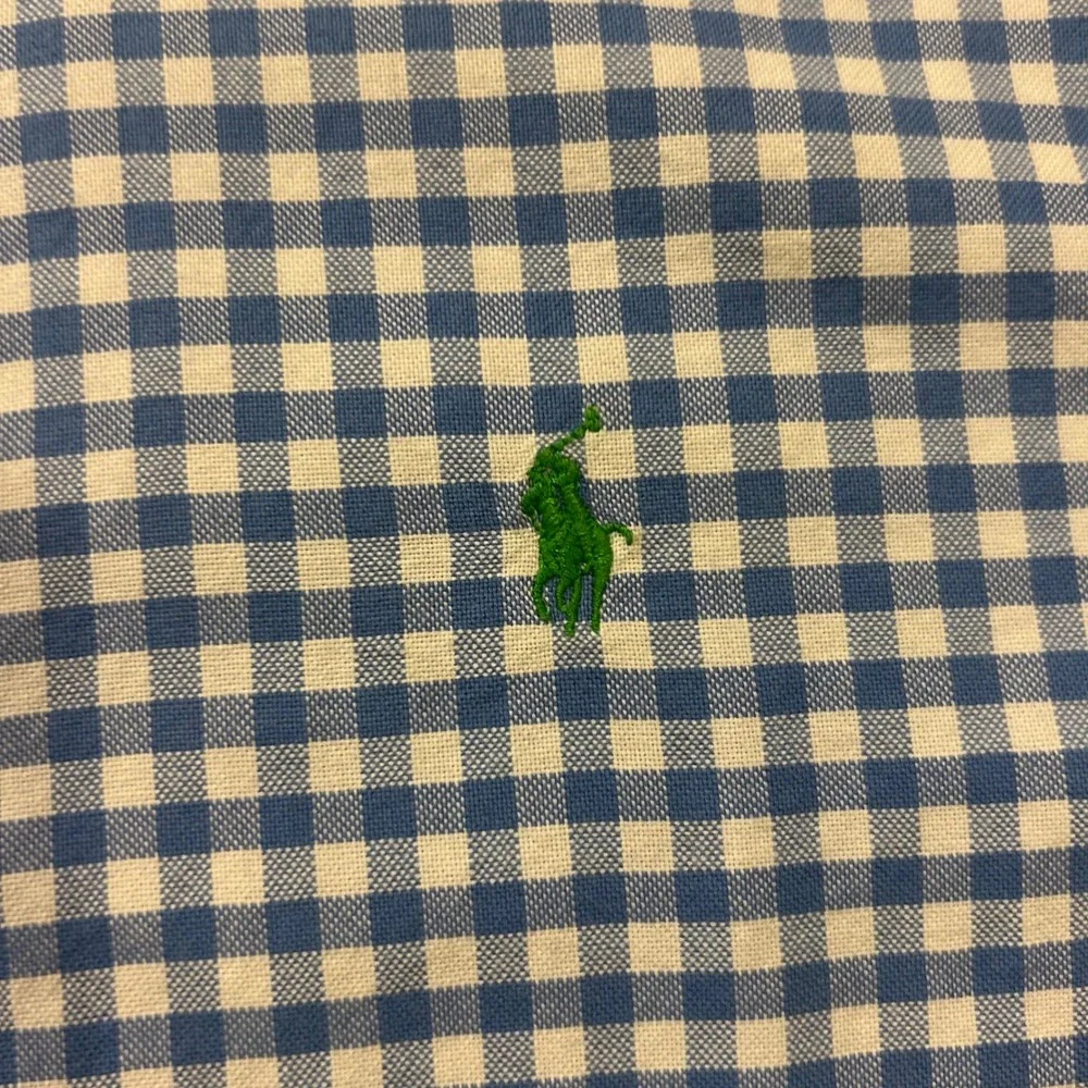Ralph Lauren pleat white cotton