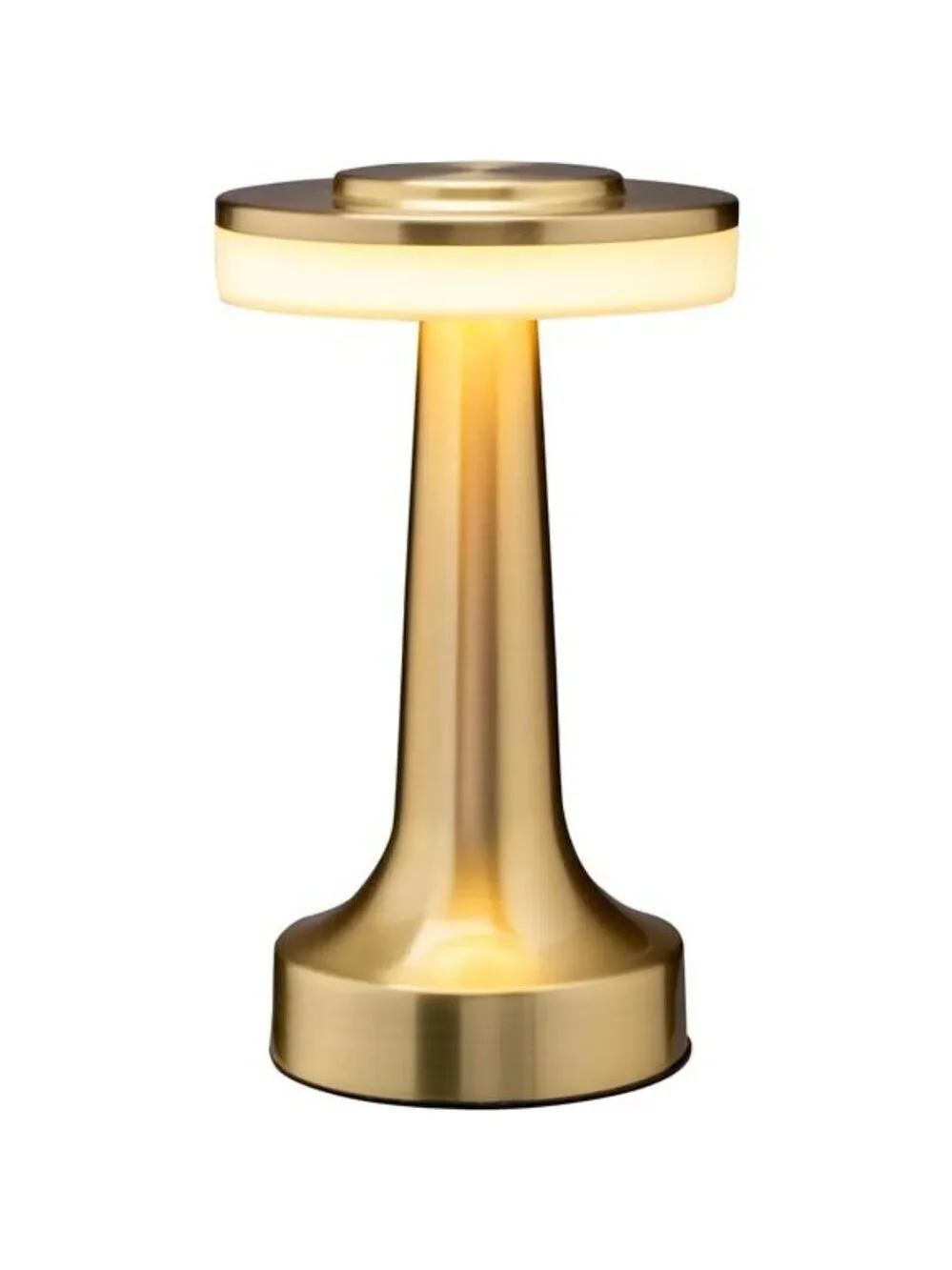 Portable LED Table Lamp Touch Sensor Dimmable Rechargeable Night Light Gold