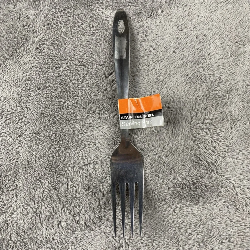 Stainless Steel‎ Large Serving Fork Hanging Handle 9