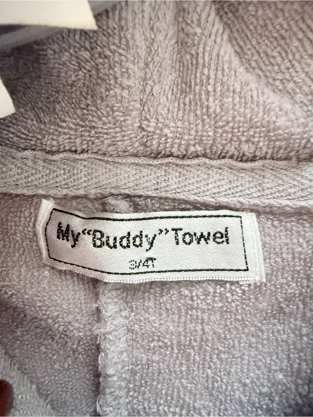My “Buddy” Towel playful easy piece