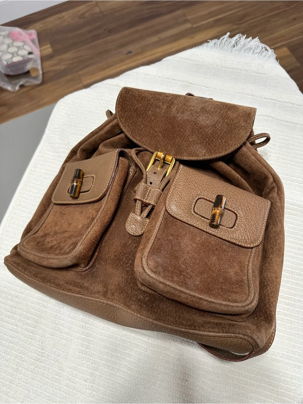 Gucci hardware bamboo accented