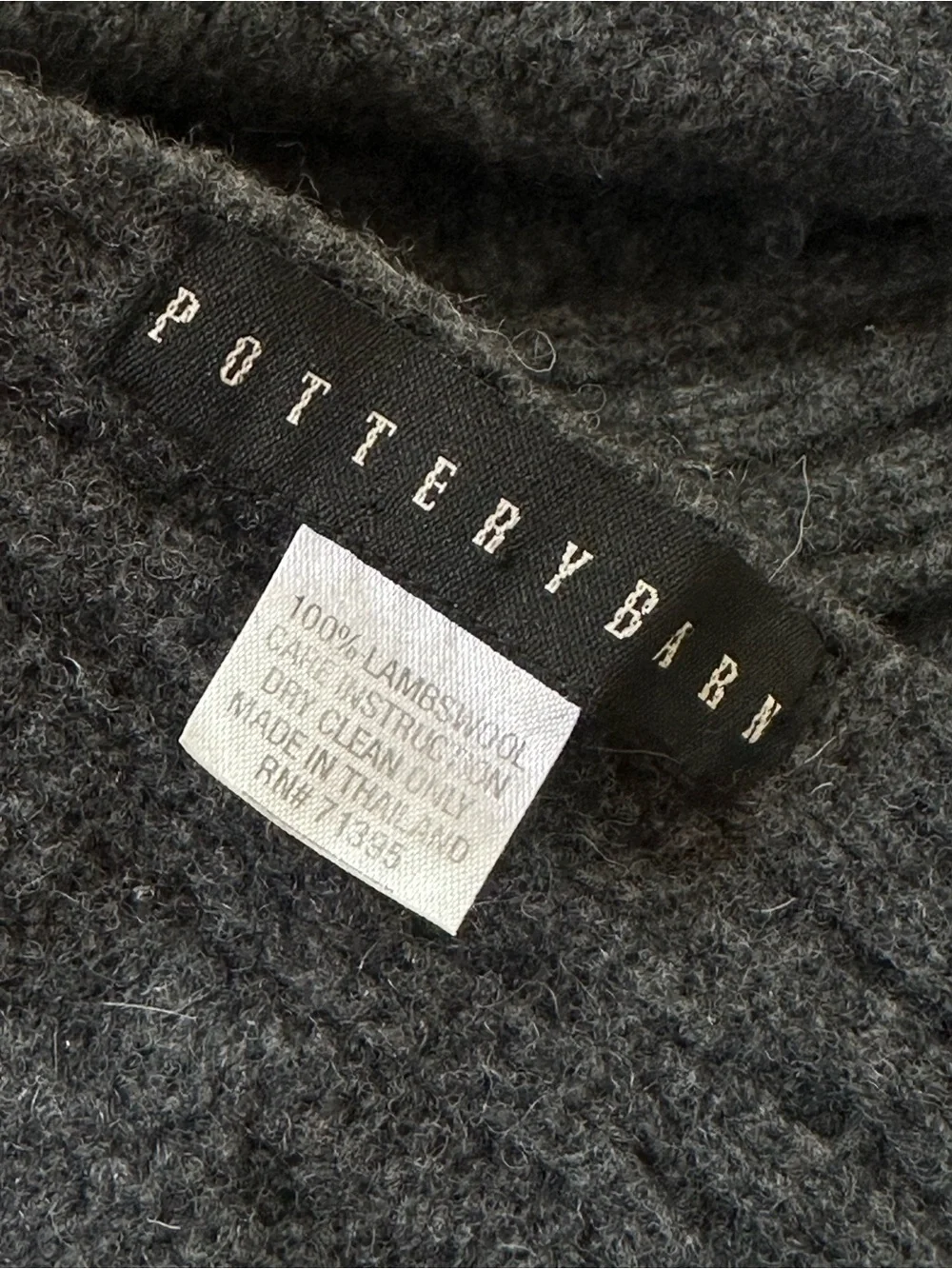 Pottery Barn era 48” soft