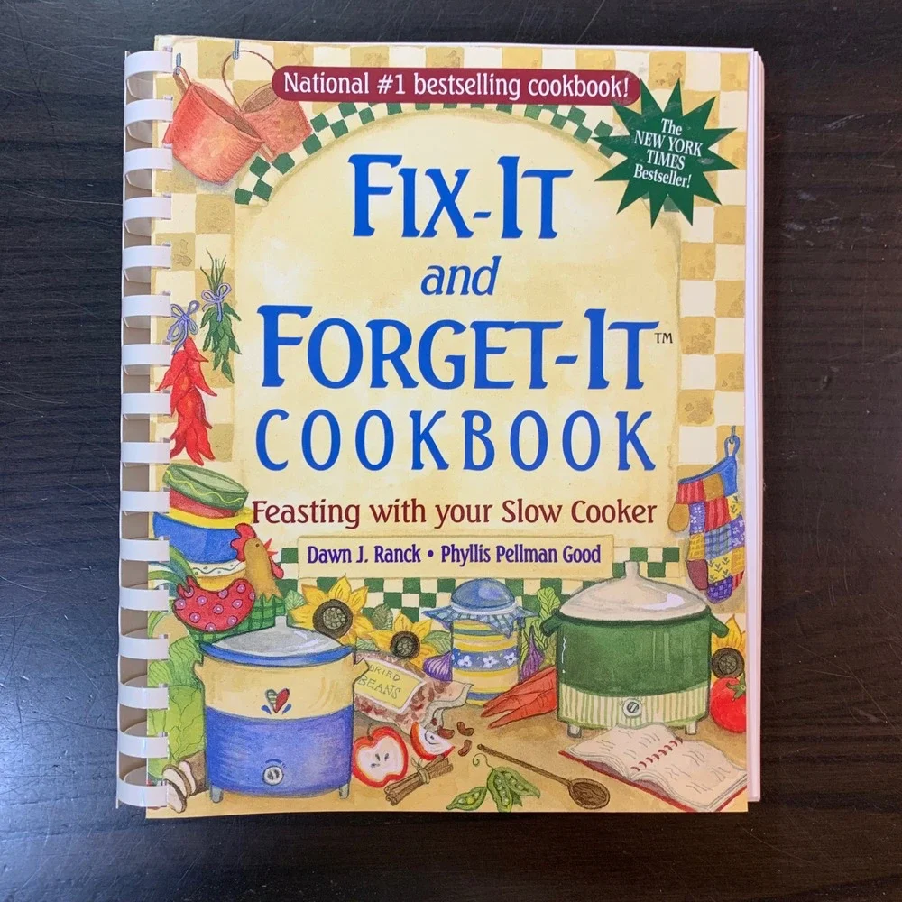 Fix-It and Forget-It Cookbook Slow Cooker Recipes Ranck‎ Good Plastic Comb 2001