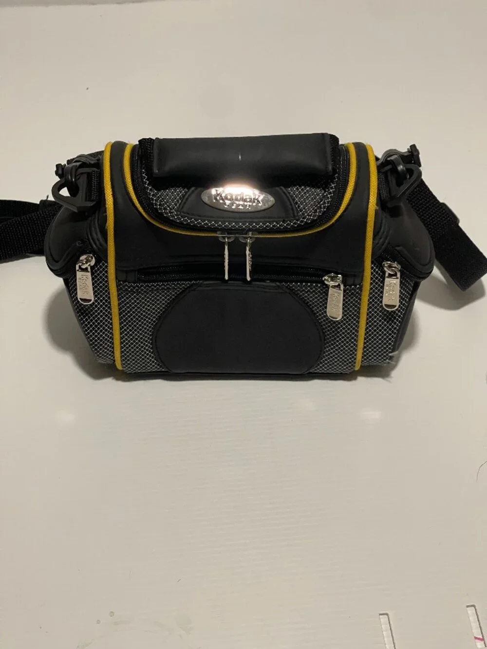 Vintage Kodak Shoulder Black and Yellow Camera Bag
