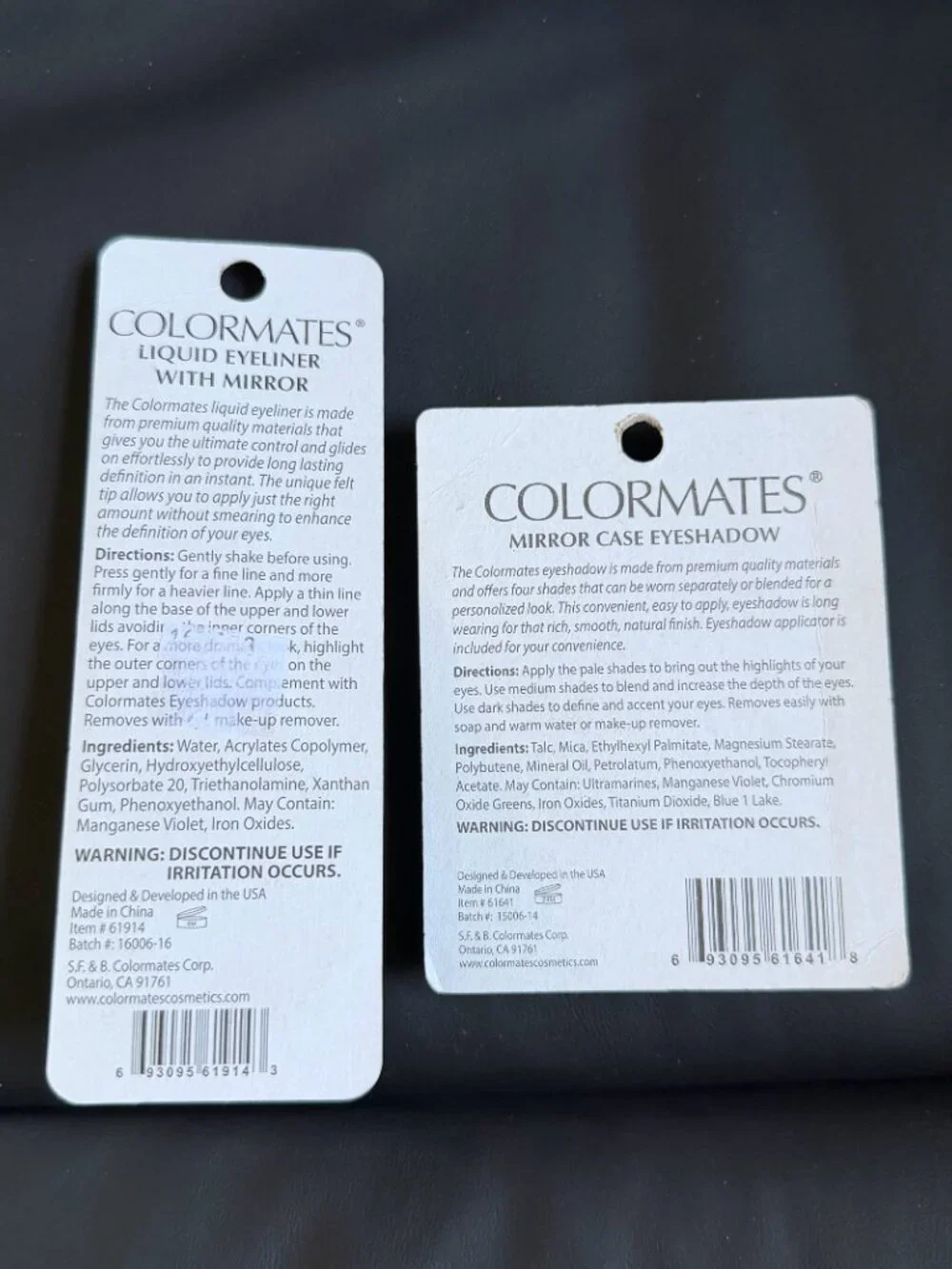 Colormates up use
