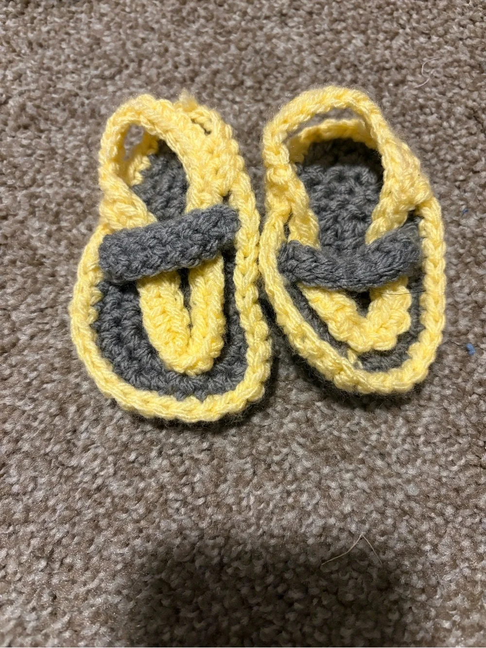 Home made soft crocheted
