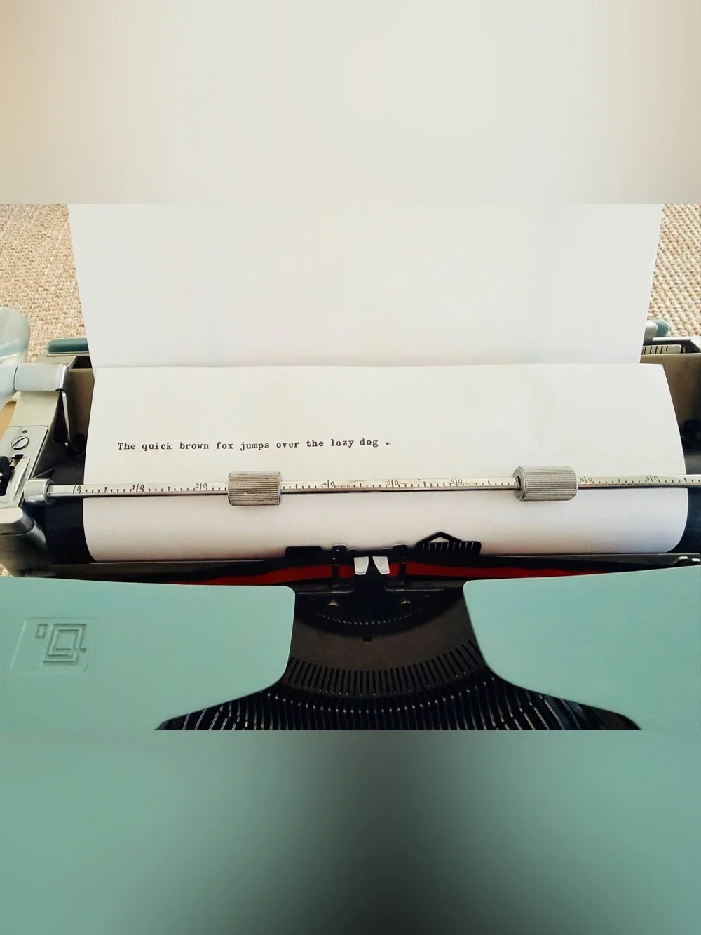 Olivetti number seafoam serial