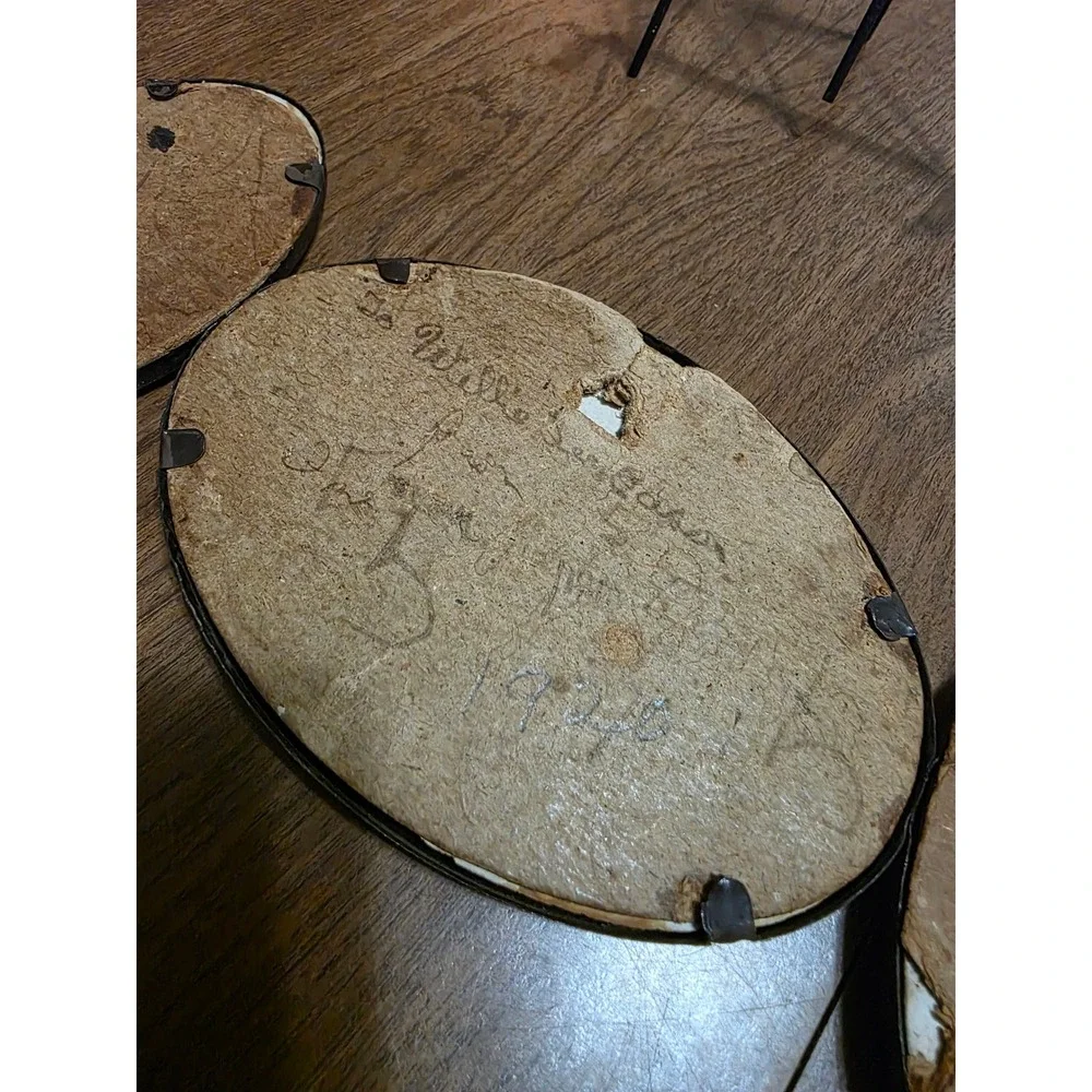 Antique triptych photo