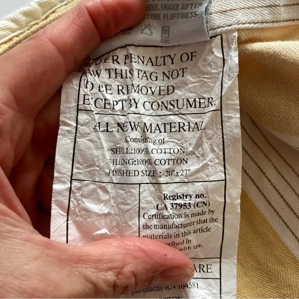Restoration Hardware 100% cotton