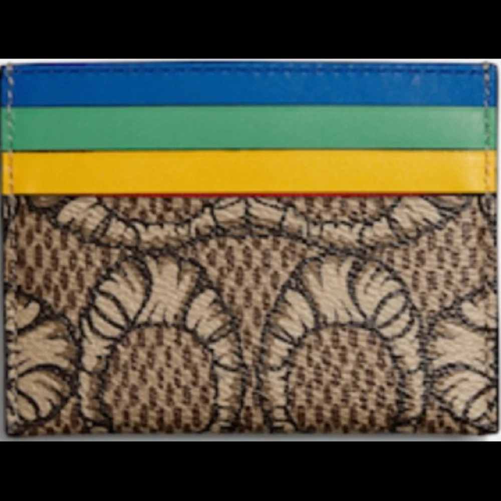 Coach signature coated