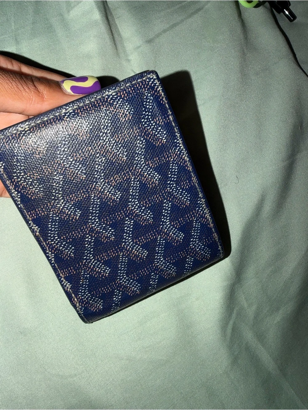 N/A wallet goyard navy