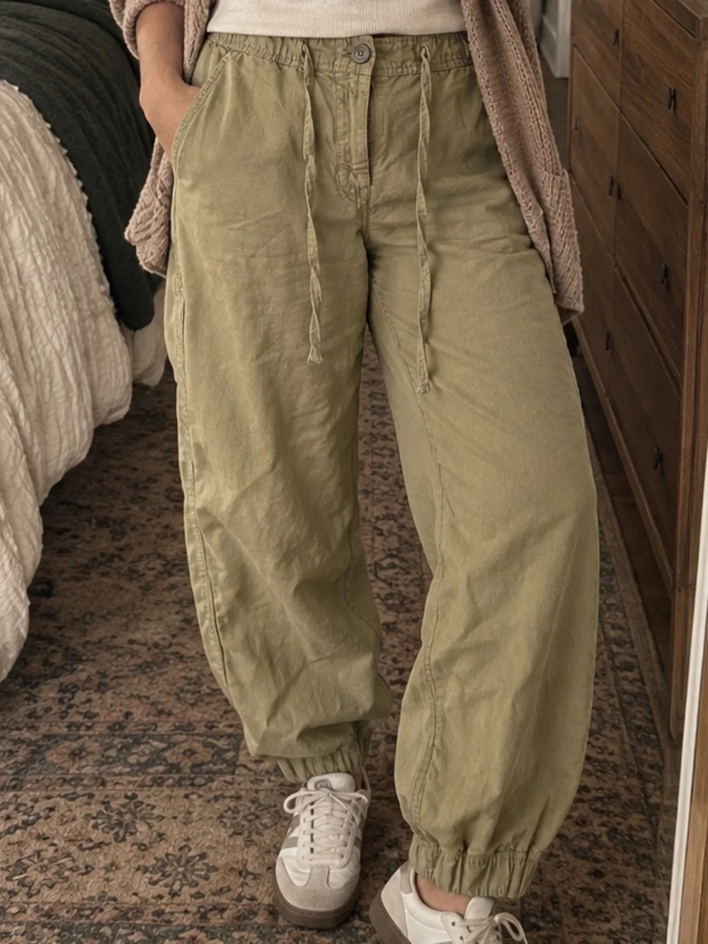 Zara khaki olive