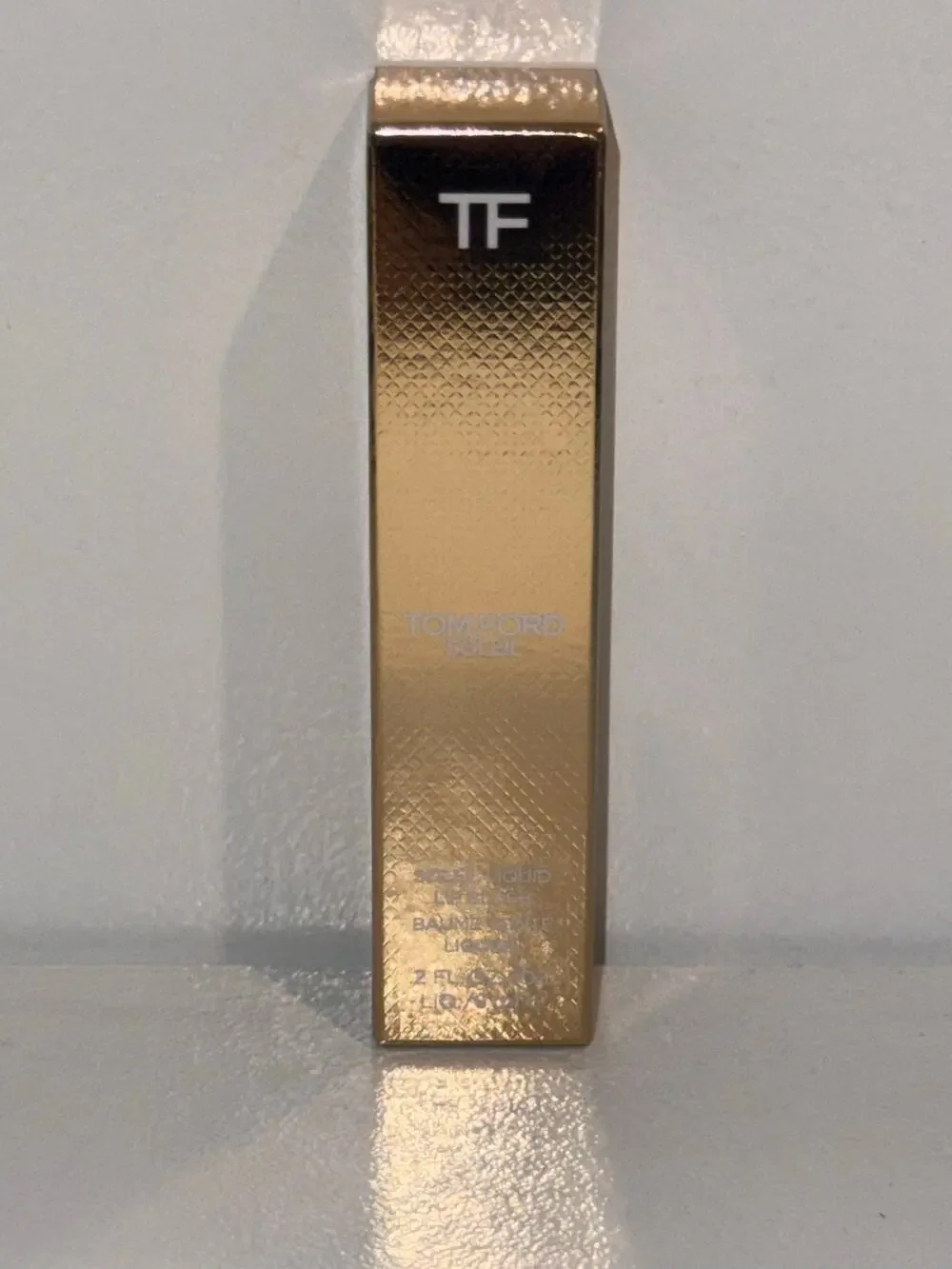 NIB Tom Ford Soleil Liquid Lip Blush 6ml / 0.2 oz Gold Flake Lip Gloss Stain