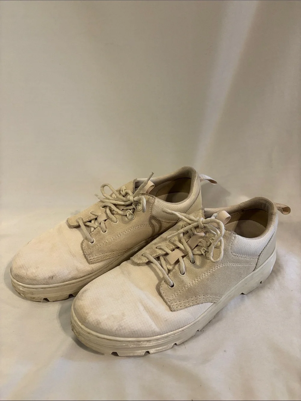 Dr. Martens Reeder Lug Sole Derby White Shoes Size Men's 12