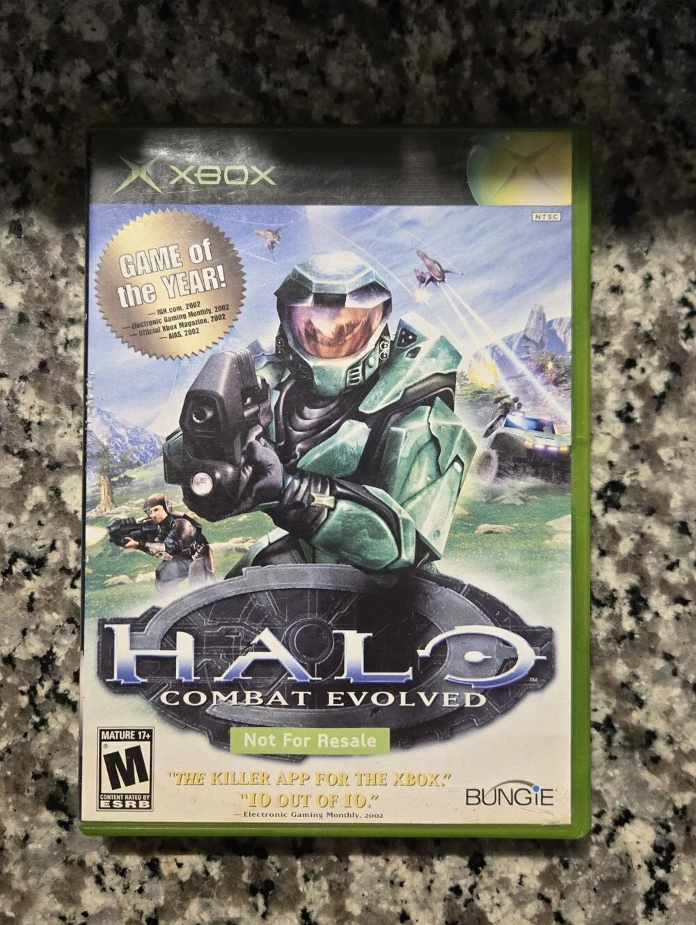 Halo: Combat Evolved Not For Resale GOTY Xbox Game CIB Complete