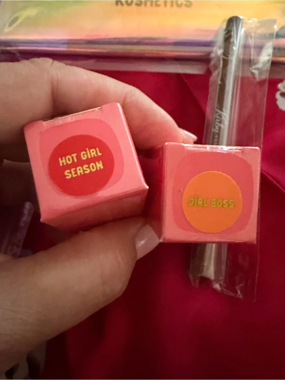 Kirby kosmetics pink lip