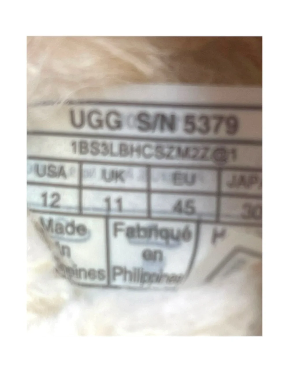 UGG ascot sherpa