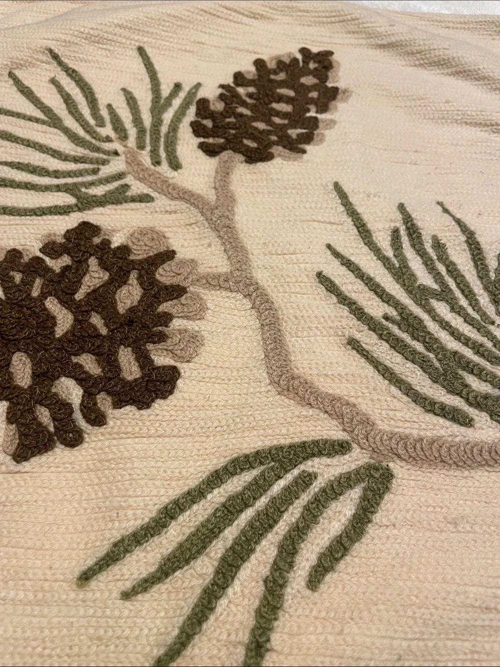 Pottery Barn cream green