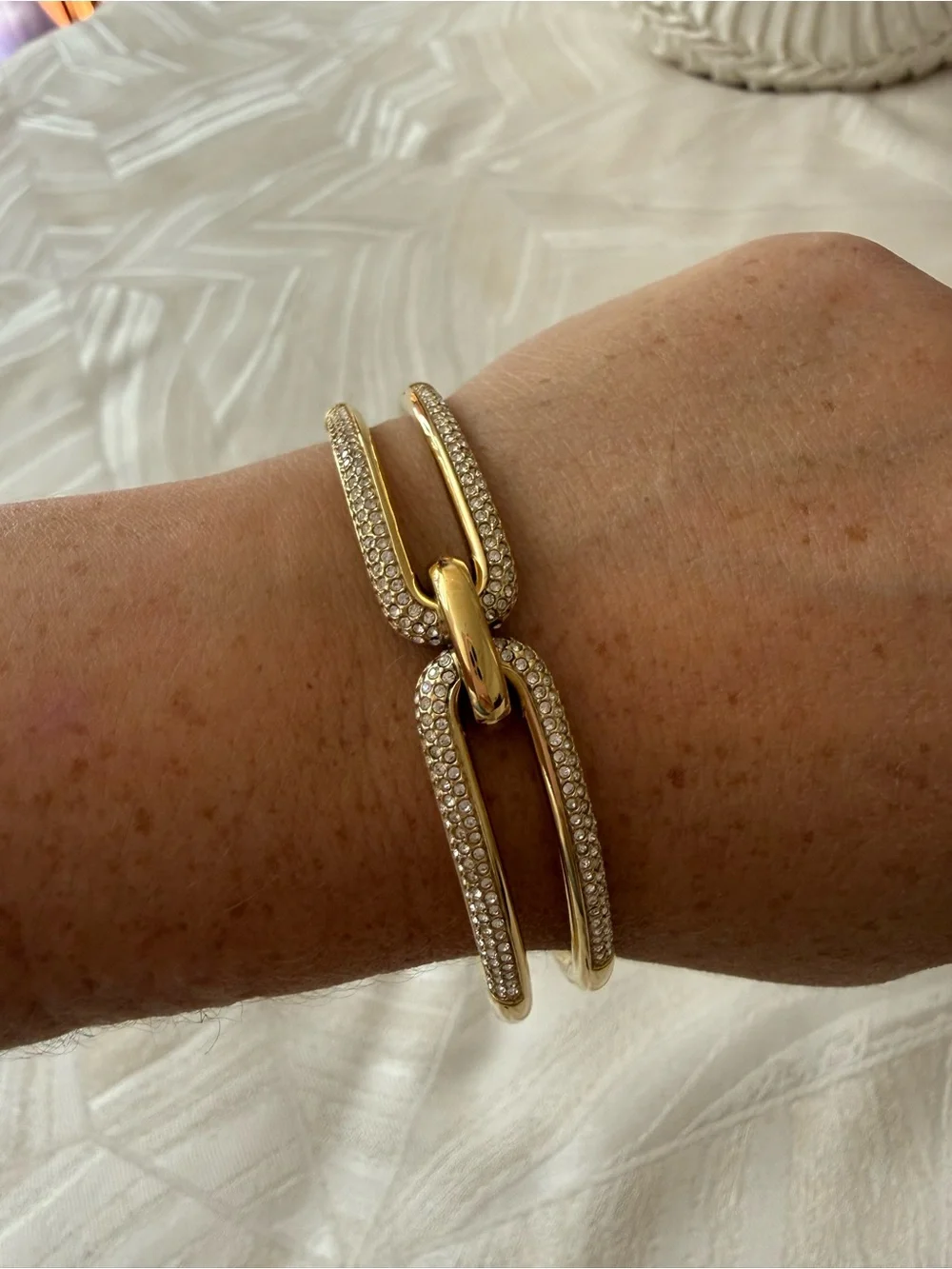 Michael Kors shiny gold