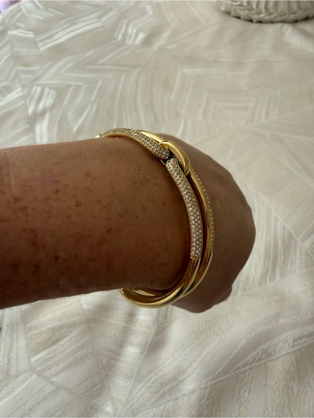 Michael Kors shiny gold