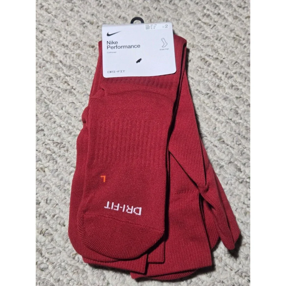Nike maroon socks *open