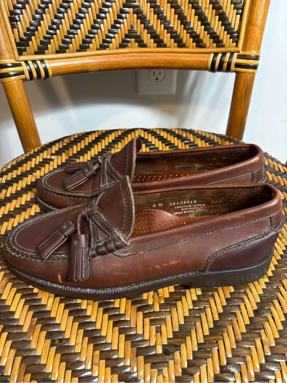 Bass brown leather