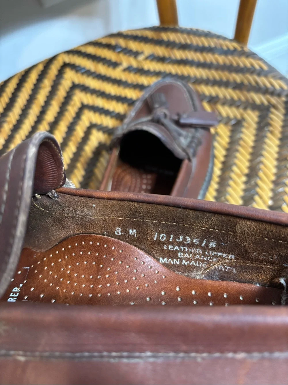 Bass brown leather