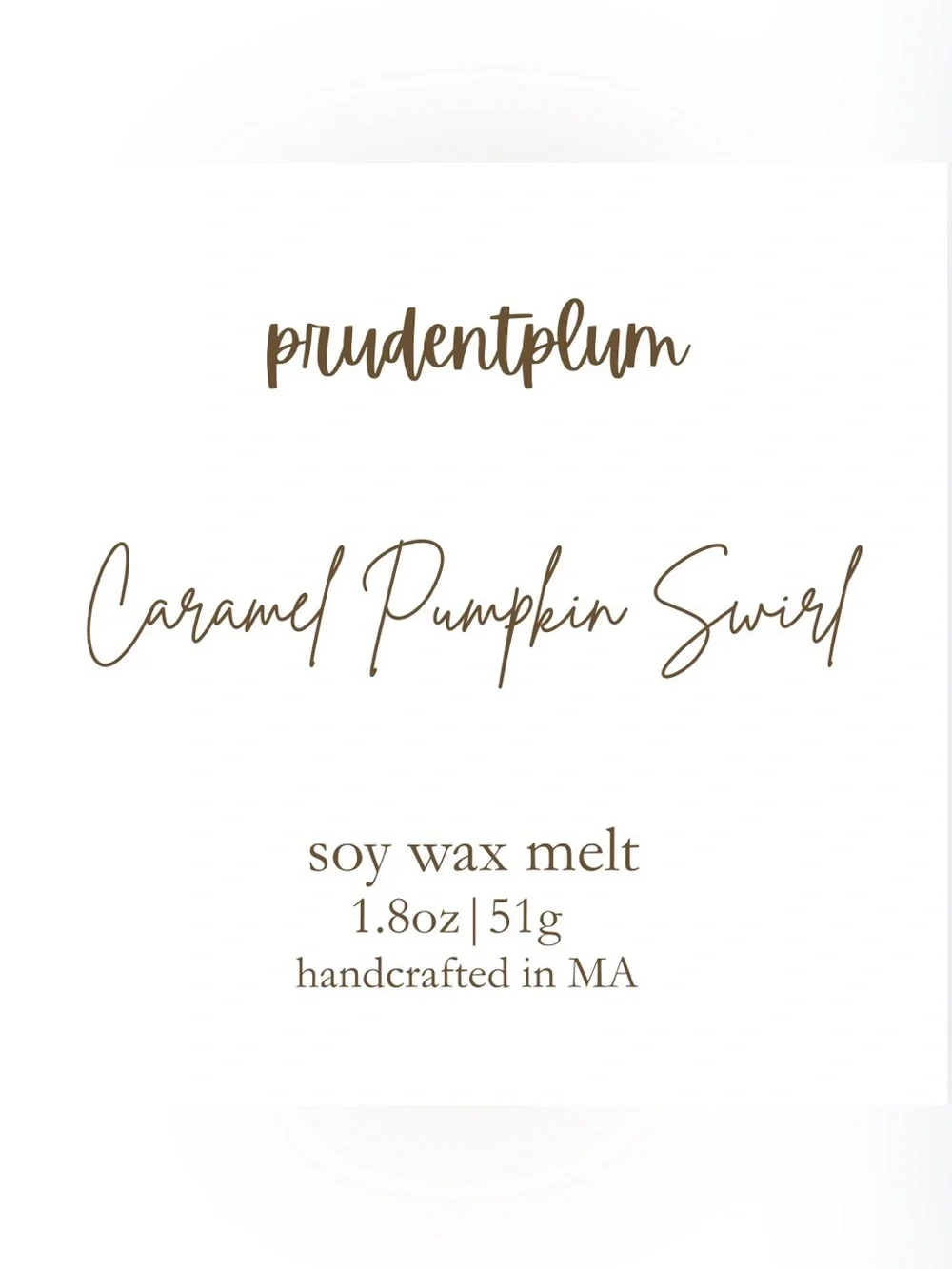 Handmade caramel pumpkin