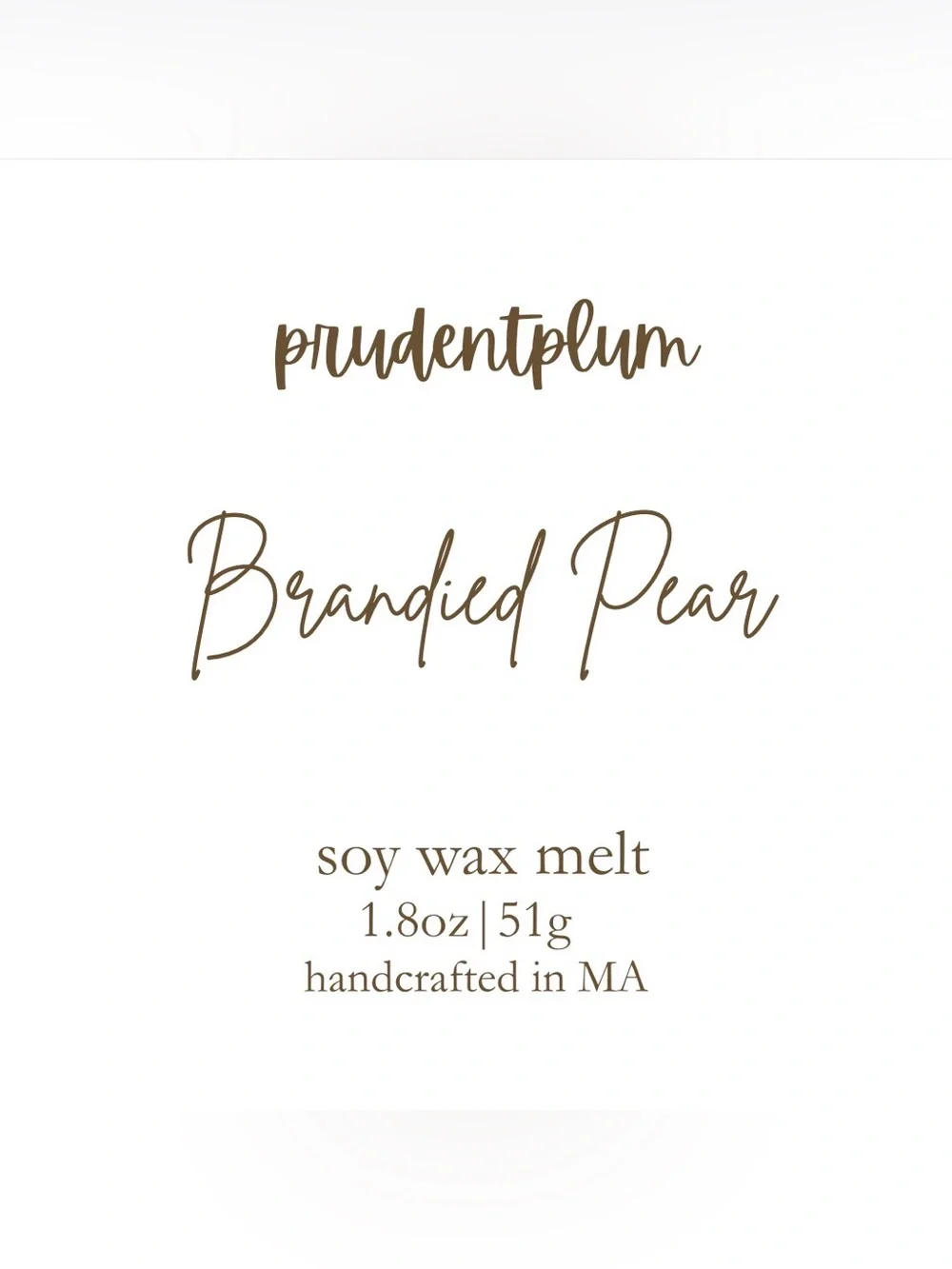 Handmade brandied pear