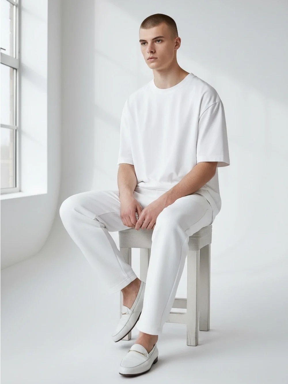 Bally elegant white