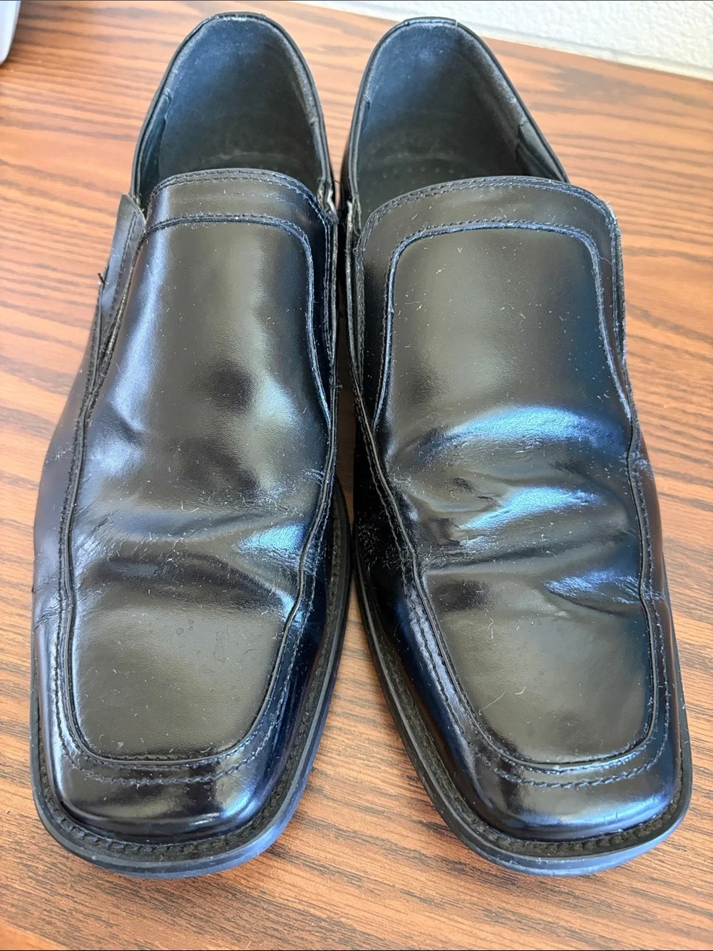 Stacy Adams polished black