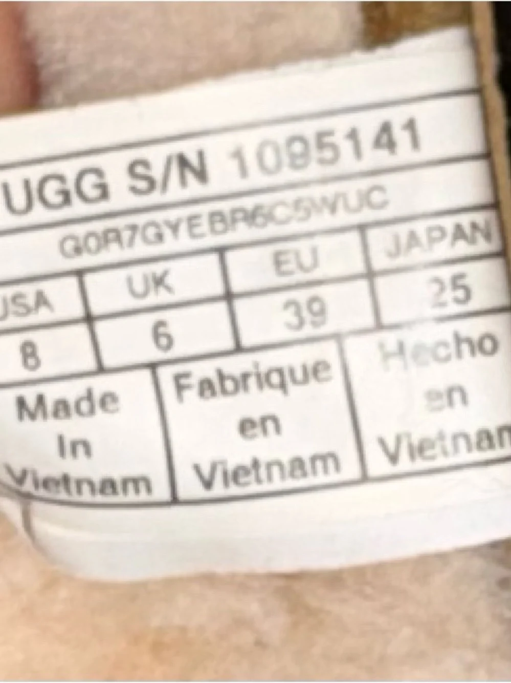 UGG leather boots