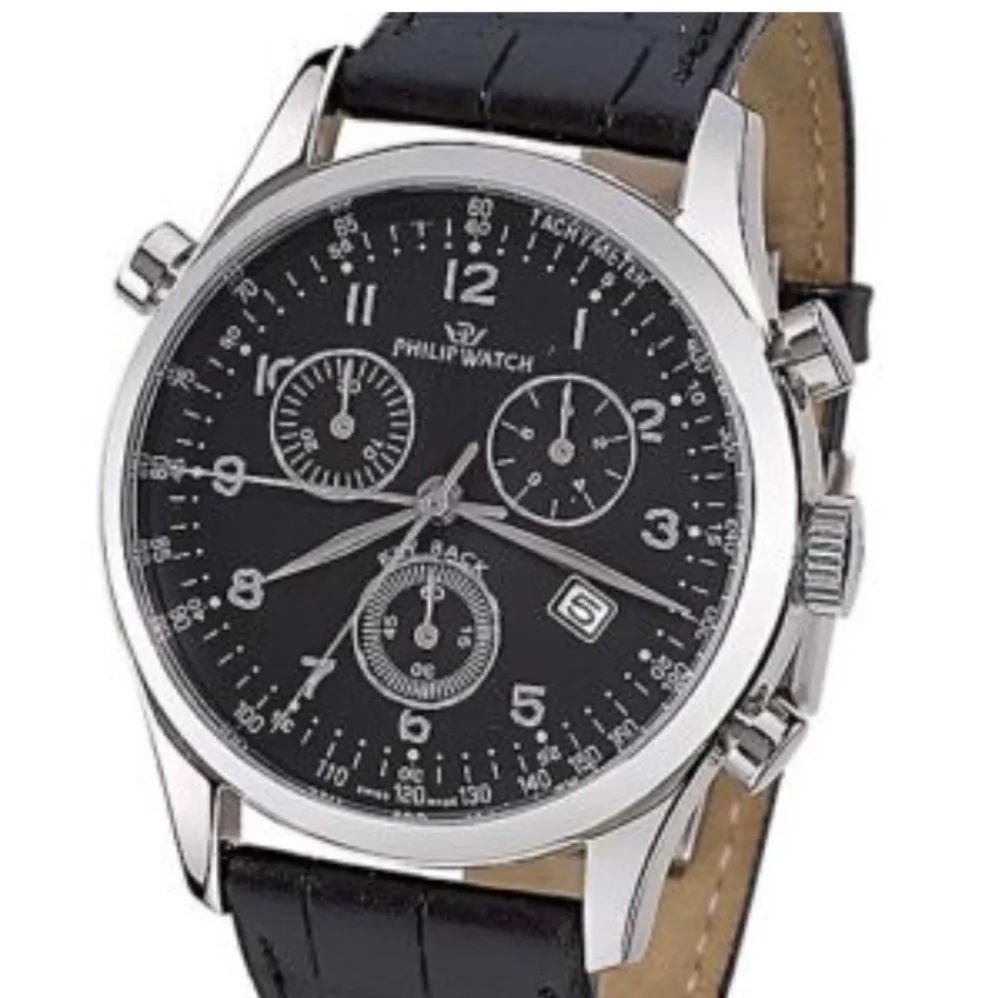 Phllip watch perfect black applied
