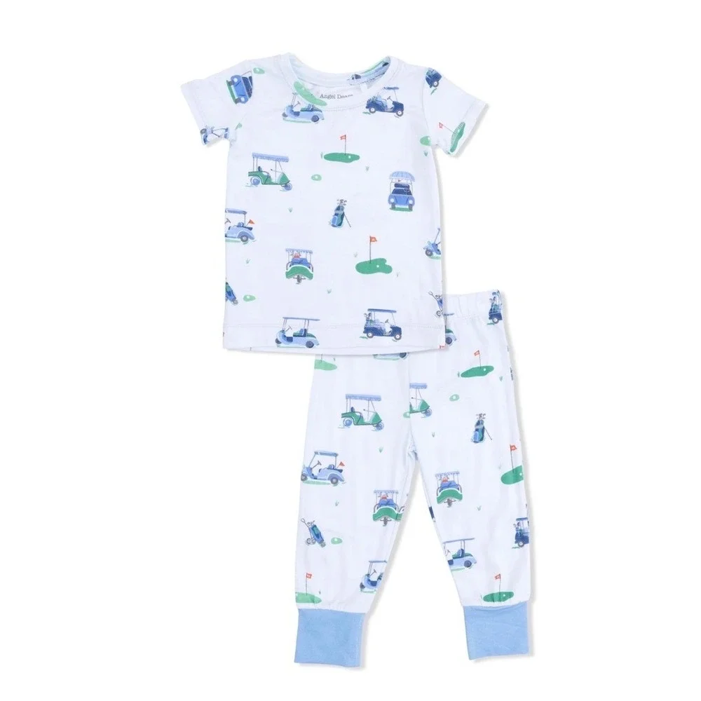 Angel‎ Dear Vintage Golf Carts Loungewear Set – Blue – Size 3–4T – NWT