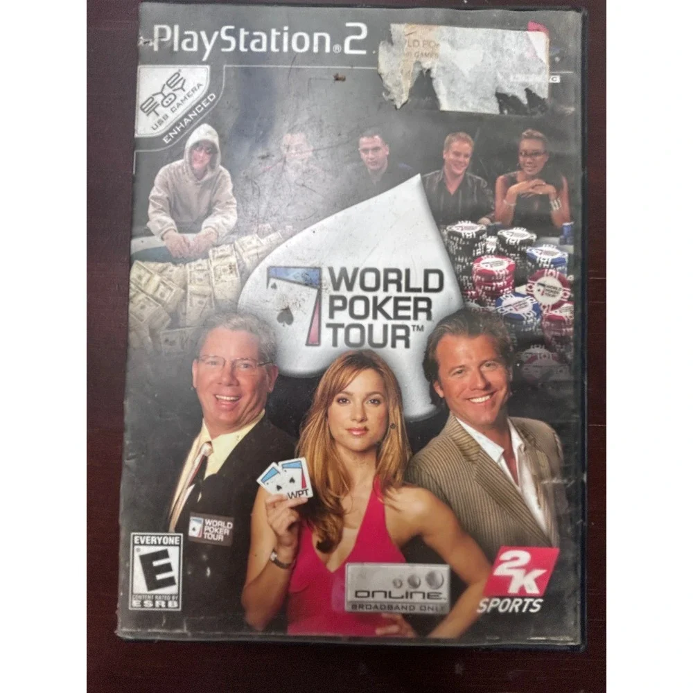 World Poker Tour Sony PlayStation 2 PS2 2K Sports 2005 SLUS-21333