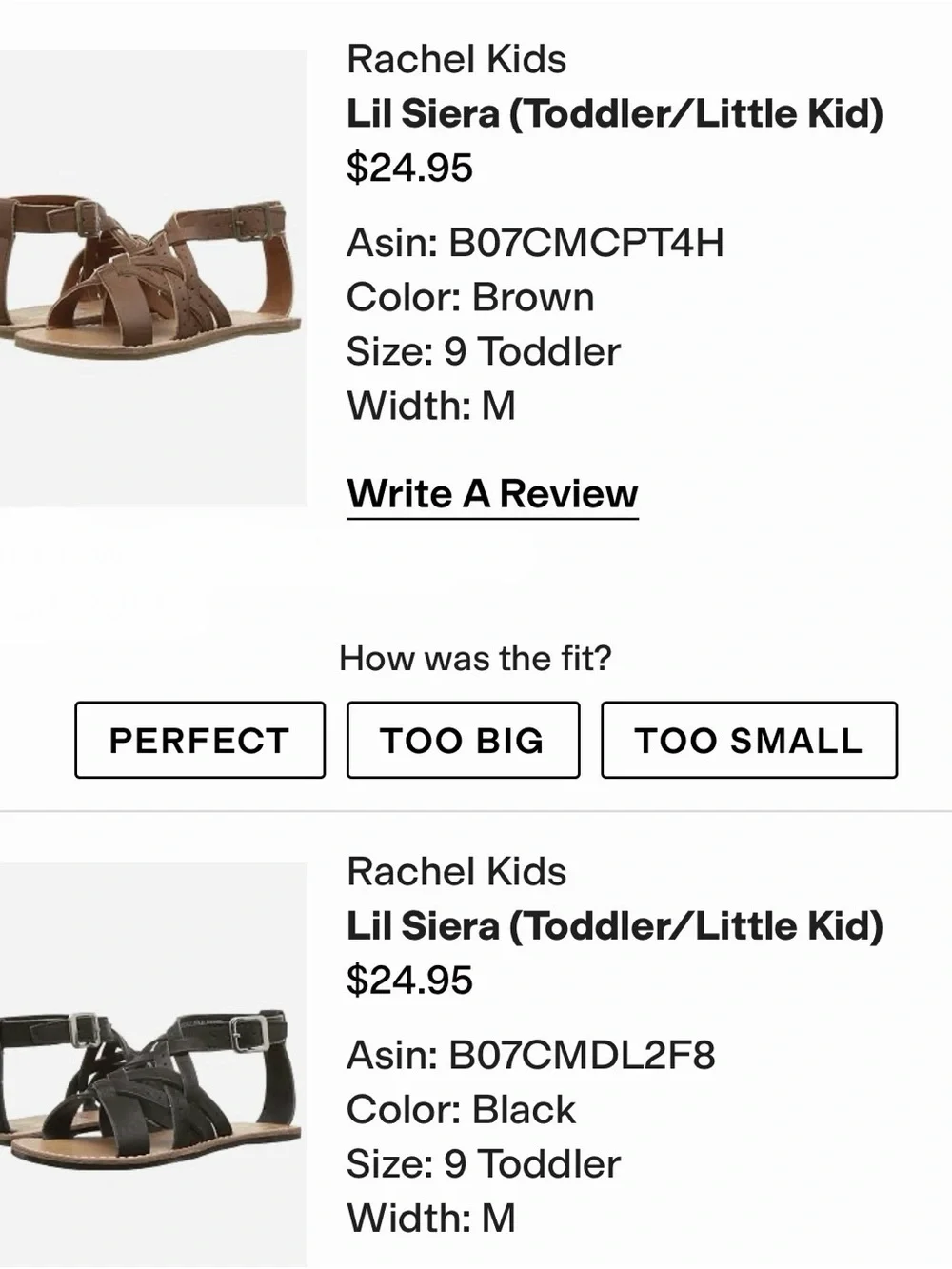 Rachel Shoes two pairs