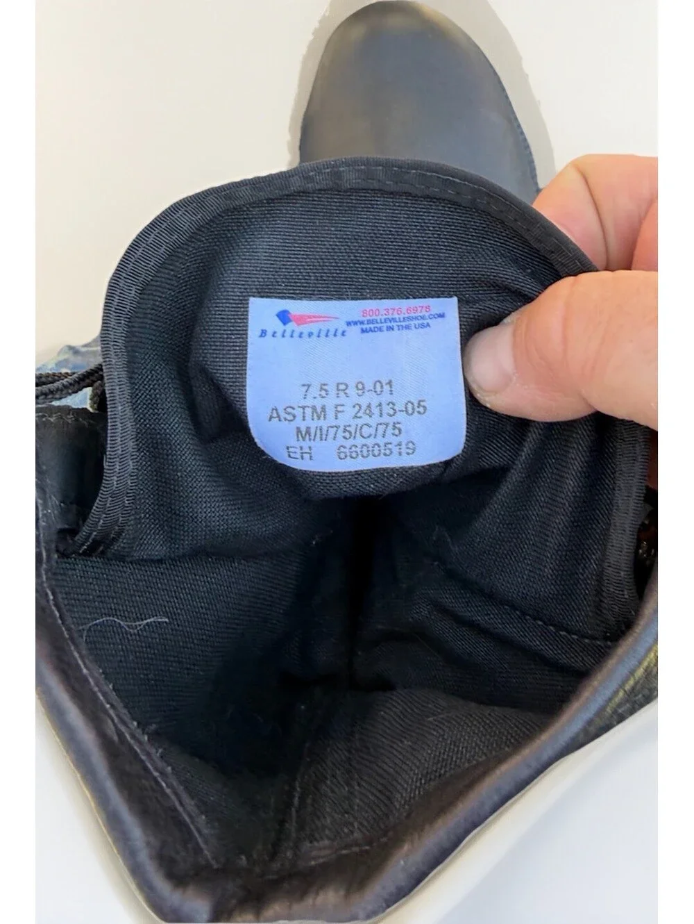 Belleville outsole eh upper