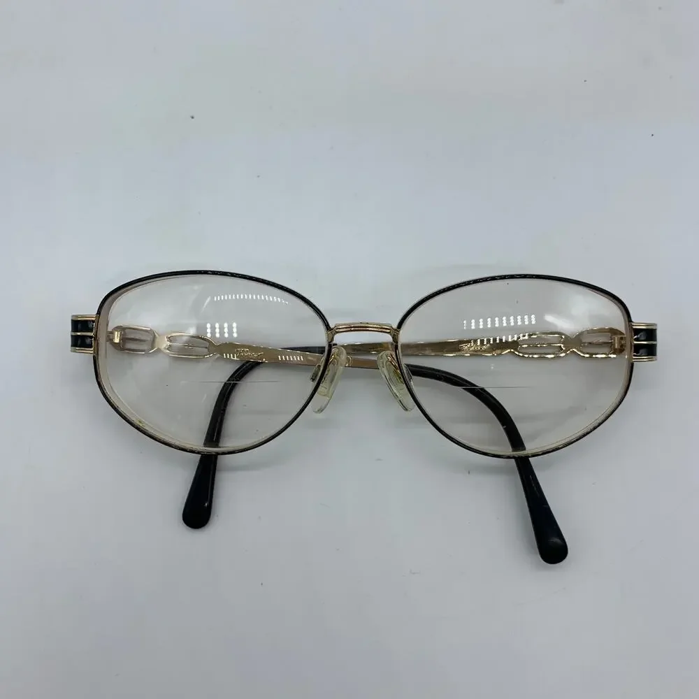 Women's Prescription Gold Color Glasses 56 15