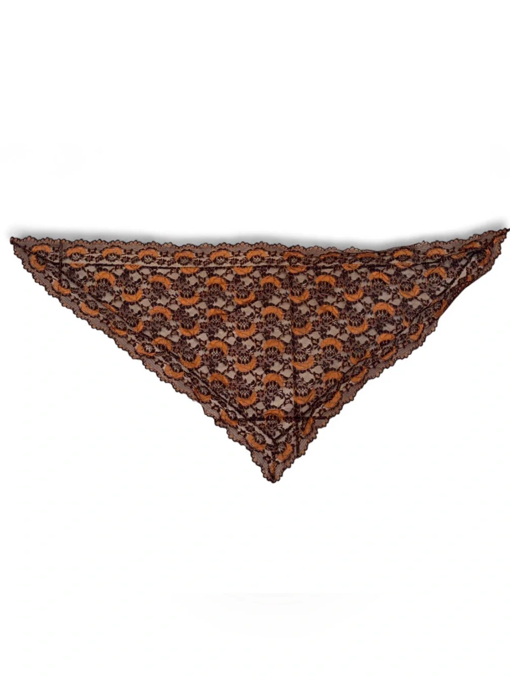 Vintage lace triangle