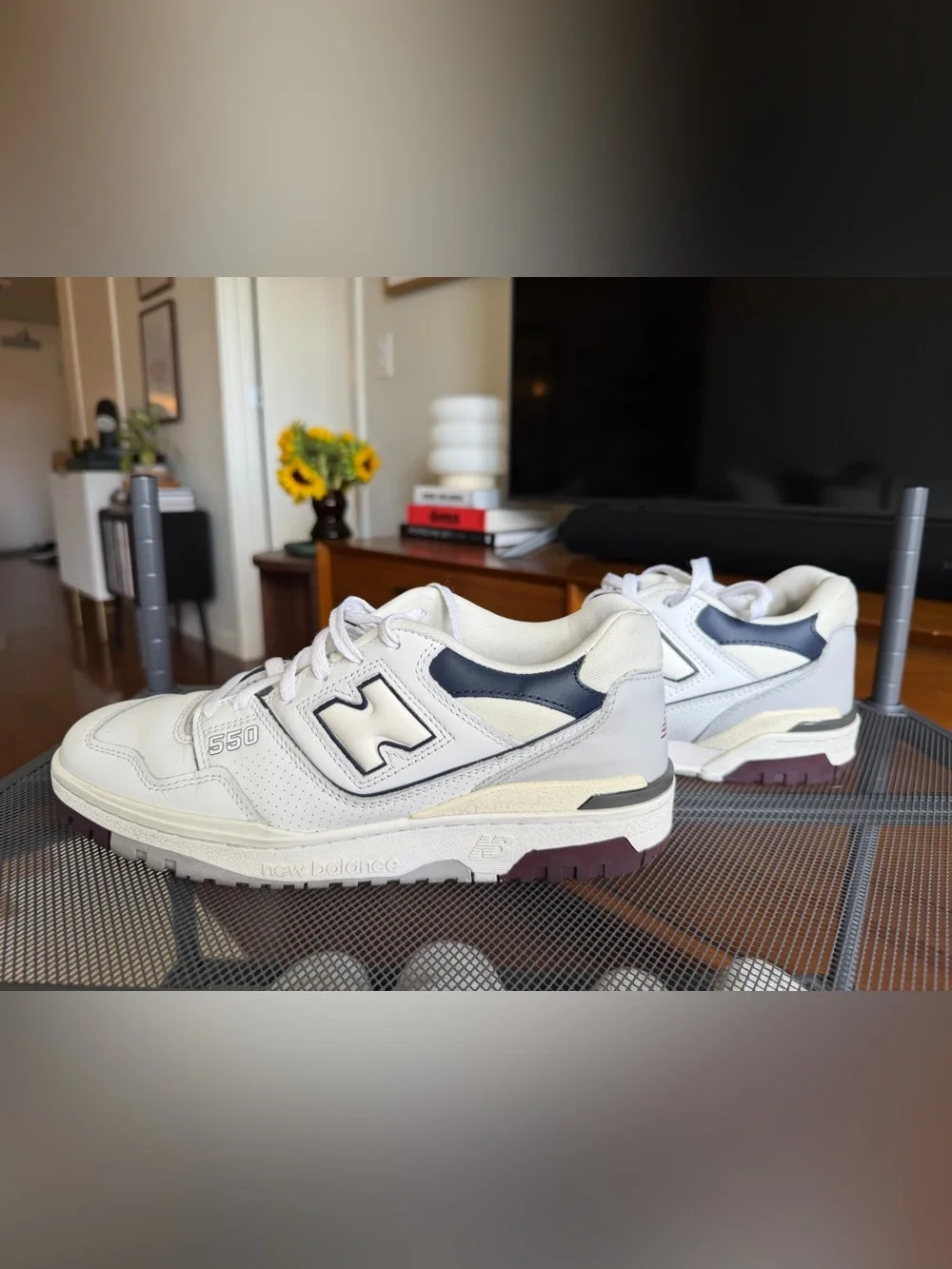 New Balance denim burgundy