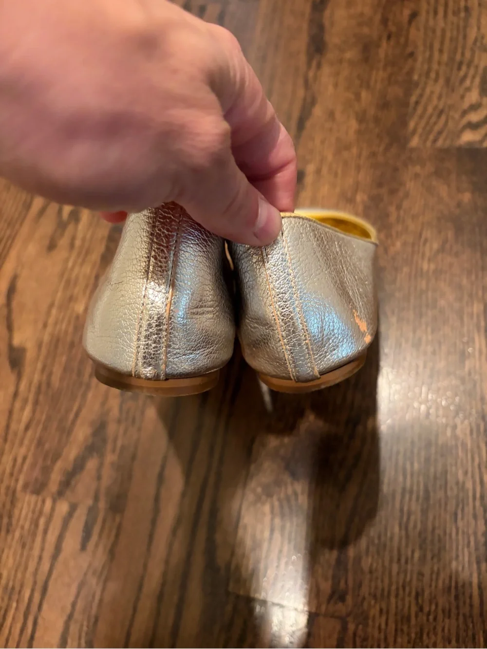 J. Crew metallic comfort